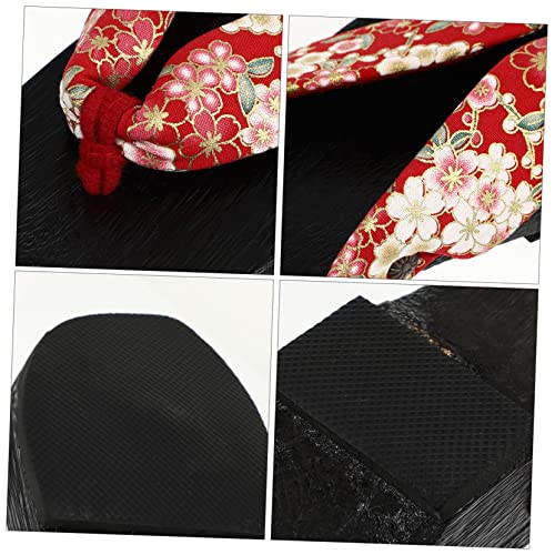 AKOOSY Japanische Holzclogs Damen Sommer Sandalen Rutschfest Atmungsaktiv Kreatives Design Für Innen und Außenbereich Freizeit Strand Schuhe von AKOOSY