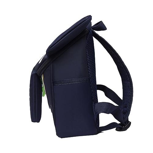 AKOOSY Kinderrucksack Aus Leichtem Canvas Mit Cartoon-elefantenmotiv Für Wandern Reisen Und Mit Hauptfach Für Bücher Und Verstellbaren Riemen von AKOOSY