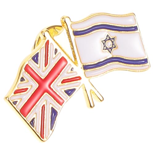 AKOOSY Kleiderbrosche Metallflagge Ästhetische Britische Israel Flaggen Anstecknadel Perfektes Kleidungsdekor für Patriotische Outfits Rucksack oder Hemd Handwerkskunst AKOOSY Kleiderbrosche Metallflagge Ästhetische Britische Israel Flaggen Anstecknadel Perfektes Kleidungsdekor für Patriotische Outfits Rucksack oder Hemd Handwerkskunst von AKOOSY