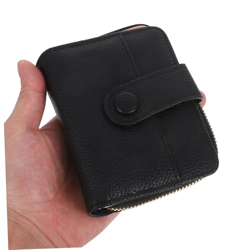 AKOOSY Kleine Reisebrieftasche Kompaktes Kreditkartenetui Kleine Zweifach Gefaltete Brieftasche Kartenetui Reisebrieftasche Kreditkartenetui Mit Reißverschluss von AKOOSY