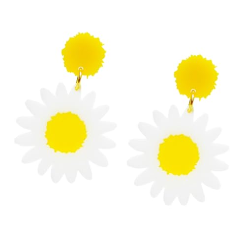 AKOOSY Kleine Sonnenblumen Ohrringe Damen Leicht Elegant Modisch Ohrstecker für Alltag Party Hochzeit von AKOOSY