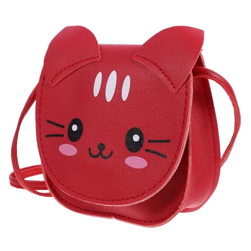 AKOOSY Kleine Umhängetasche Katze Für Mädchen Trendige Crossbody Bag Aus Pu-Material Für Teenager Süßes Kätzchen-Design Für Freizeit Und Parties Jährige Mädchen von AKOOSY