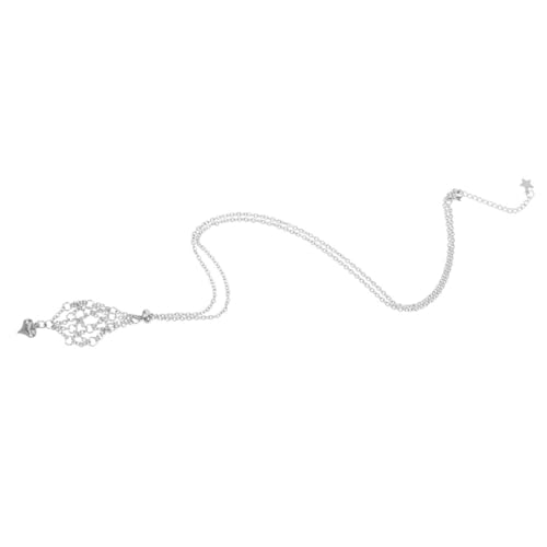 AKOOSY Kristallanhänger Käfig Halskette aus Metall Verstellbarer Leerer Edelsteinhalter für Kristallperlen und Schmuck Design Vielseitiger Schmuckanhänger für Damen und von AKOOSY