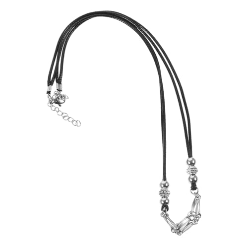 AKOOSY Einstellbare Kristallkäfig-halskette Für Damen Robuste Kette Mit Leerem Steinhalter Für Individuelle Anhänger Stilvoller Schmuck Für Jeden Anlass von AKOOSY