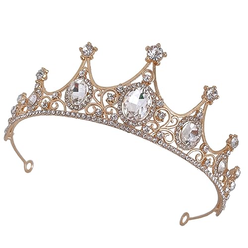 AKOOSY Kristallkrone für Mädchen Hochzeits Tiara mit Strass Geburtstags und Brautjungfernhaarschmuck für Besondere Anlässe von AKOOSY
