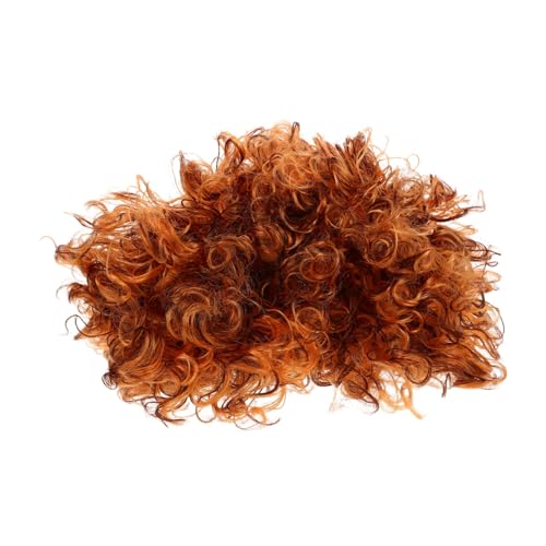 AKOOSY Kurze Afro Perücke Damen Synthetische Natürliche Afrikanische Locken Atmungsaktiv Leichter Sitz Pflegeleicht Geeignet für Party Festival Cosplay und Alltag von AKOOSY