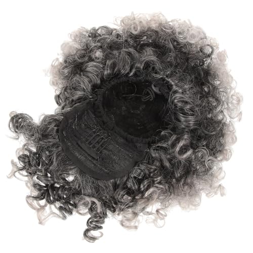 AKOOSY Kurzhaar Perücke Damen Lockige Synthetische Perücke Leichtes Material Komfortabel Für Cosplay Party Dress Up Frisur von AKOOSY