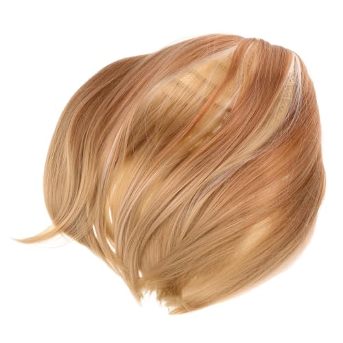 AKOOSY Layered Short Kurzer Bob Perücke für Weiße Frauen Mittlerer Scheitel Gerade Synthetische Haare Verstellbare Größe Leicht und Langlebig Stylischer Alltags Party-look von AKOOSY