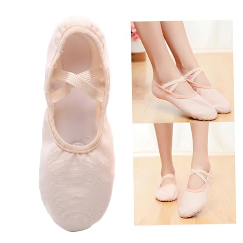 AKOOSY Lecklose Yoga -Schuhe Unsichtbar Tanz Hausschuhe Ballettschuhe Für Sohle Ballettschuhe Mädchenschuhe Zehenlos Für Damen Mädchen Leicht Rosa von AKOOSY