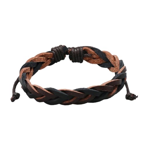 AKOOSY Geflochtenes Lederarmband Für Männer Herrenarmband Schnurarmband Armband Für Herren Geflochtene Armbänder Herrenlederarmband von AKOOSY