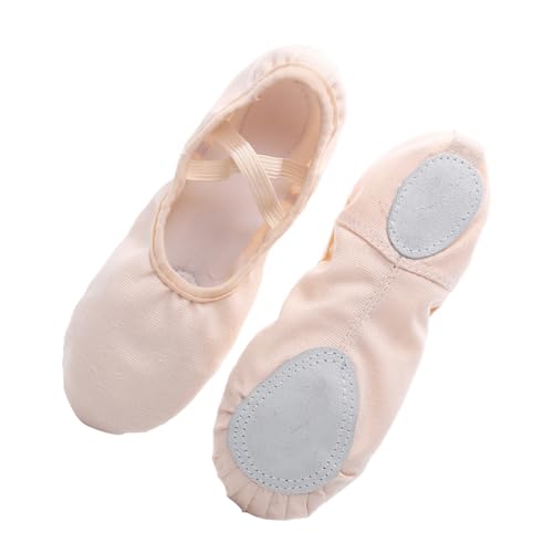 AKOOSY Leichte Ballettschuhe mit Rutschfester Sohle und Elastischem Flexible Tanzschuhe für Damen Jungen und Mädchen Geeignet für Yoga Ballett und Modernen Tanz von AKOOSY