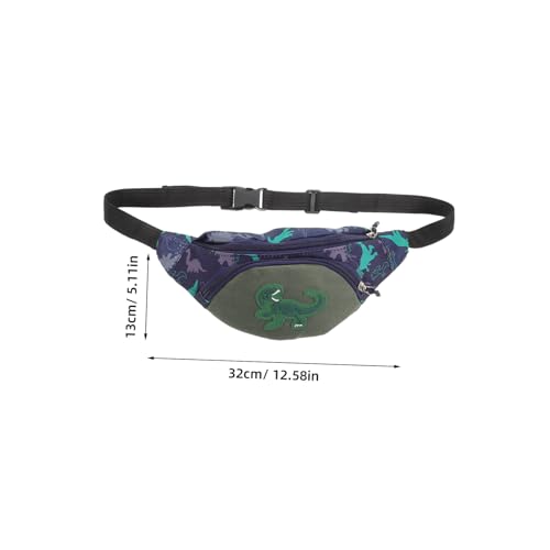 AKOOSY Leichte Dinosaurier Hüfttasche für Mehreren Fächern Strapazierfähiges Material Angenehm zu Tragen für Jungen und Mädchen Vielseitige Umhängetasche für Alltag und Abenteuer von AKOOSY