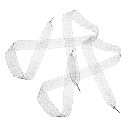 AKOOSY Leopardenmuster Schnürsenkel Breit Langlebig Polyester für Sneaker Freizeitschuhe Formelle Schuhe für Damen von AKOOSY