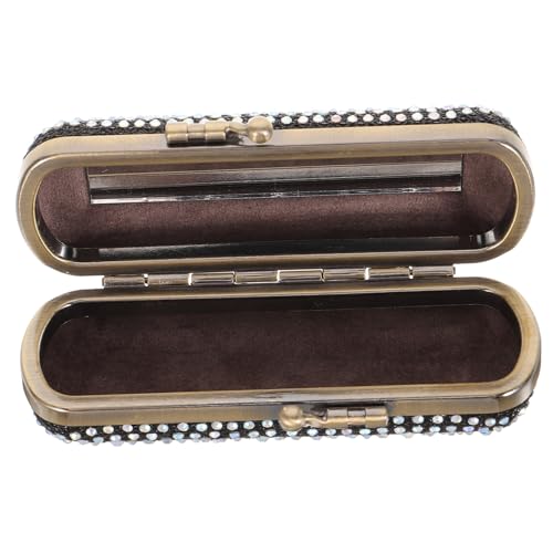 AKOOSY Lippenstifthalter Für Handtasche Reise-Make-up-etui Organizer Für Lippenstift Tragbares Aufbewahrungsetui Mit Spiegel von AKOOSY