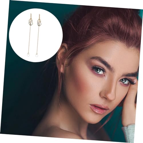AKOOSY Lost Ohrkette Ohrschmuck Kreative Ohrringe Goldener Gesichtsmuster Ohrhänger Praktisch für Alltag Reise Party AKOOSY Lost Ohrkette Ohrschmuck Kreative Ohrringe Goldener Gesichtsmuster Ohrhänger Praktisch für Alltag Reise Party von AKOOSY