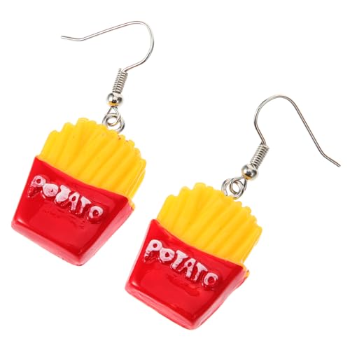AKOOSY Ohrringe Pommes Cartoon-ohrschmuck Handgefertigte Ohrringe Kreative Ohrhänger Ohrschmuck Für Damen von AKOOSY