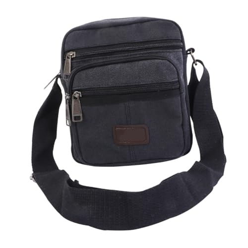 AKOOSY Männliche Umhängetasche Robustem Canvas Kleine Multifunktionale Freizeittasche mit Verstellbaren Trägern Praktischem Reißverschlussdesign für Täglichen AKOOSY Männliche Umhängetasche Robustem Canvas Kleine Multifunktionale Freizeittasche mit Verstellbaren Trägern Praktischem Reißverschlussdesign für Täglichen von AKOOSY