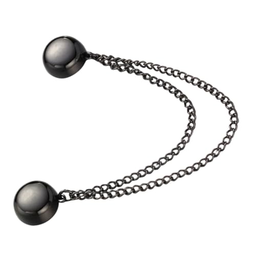 AKOOSY Magnetische Brosche für Kleidung Eleganter Clip mit Magnetischem Verschluss für Schals Jacken Vielseitiges Accessoire Gunmetal von AKOOSY