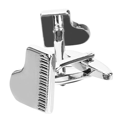 AKOOSY Manschettenknöpfe Herren Klavier Motiv Elegante Hemd Schmuck Accessoire Business Hochzeit Geschenk von AKOOSY