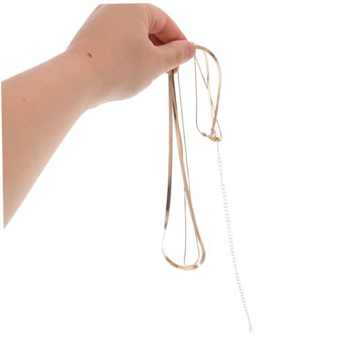 AKOOSY Mehrlagige Taillenketten Aus Verstellbare Bauchkette Für Frauen Taillenschmuck Mit Schlangenknochenmuster Für Sommerkleider Und Partys von AKOOSY