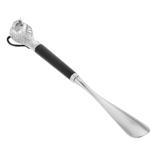 AKOOSY Metall Schuhlöffel Mit Langem Griff Für Senioren Männer Frauen Und Junge Mädchen Schuhheber Zum Einfachen Anziehen Schuhzubehör Aus Robustem Metall von AKOOSY