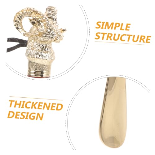 AKOOSY Metall Schuhlöffel Tragbarer Schuhanzieher mit Robustem Zinklegierung Extra Langer Griff Ergonomisch für Damen und Herren Langlebig und Rostfrei für Stiefel und Reisen von AKOOSY