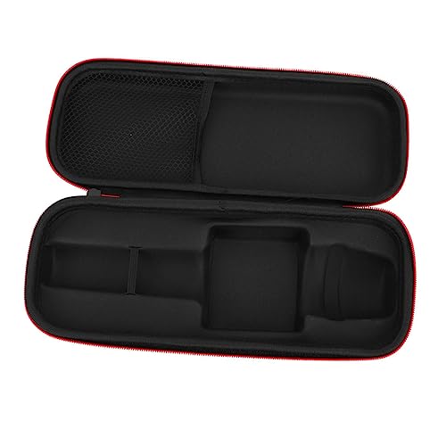 AKOOSY Mikrofon Tasche PU Leder Reißverschluss Schutz Aufbewahrungstasche Leicht Tragbar Organizer Für Wireless Mikrofon Karaoke Zubehör von AKOOSY