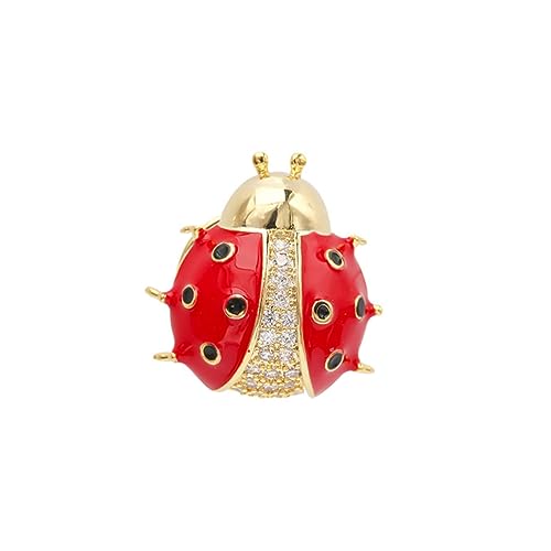 AKOOSY Mini Coccinella Septempunctata Brosche für Damen Eleganter Insekten Anstecker Stilvolles Shirt Zubehör für Konferenzen und Festivals AKOOSY Mini Coccinella Septempunctata Brosche für Damen Eleganter Insekten Anstecker Stilvolles Shirt Zubehör für Konferenzen und Festivals von AKOOSY