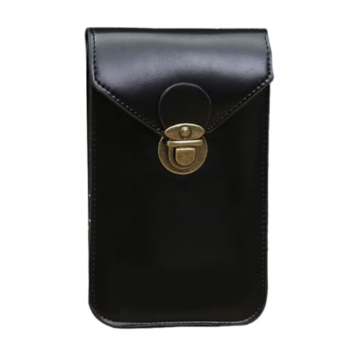 AKOOSY Mini Handytasche Herren Dünne Leichte Smartphone Tasche aus Robustem Material Modische Bauchtasche mit Hasp Verschluss Vielseitig für Alltag Party Shopping Strand Zufällige Farbe von AKOOSY