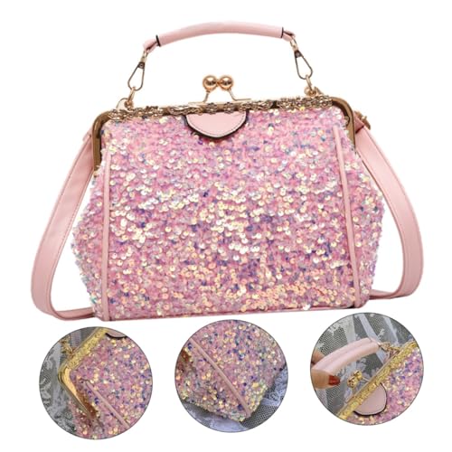 AKOOSY Modische Damen Umhängetasche mit Pailletten Multifunktionale Kleine Schultertasche für Alltag Shopping und Reisen Stylische Crossbody Bag in Praktisch und Elegant von AKOOSY