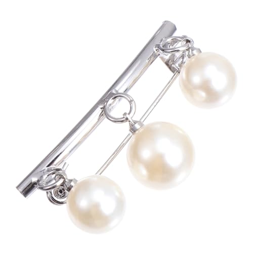 AKOOSY Modische Perlen brosche Waist Buckle Pin Elegante Kleidung Brosche Anstecknadel Leichter Schmuck für Pullover Kleider Schals Vielseitig Tragbar Auffälliges Design für Damen von AKOOSY