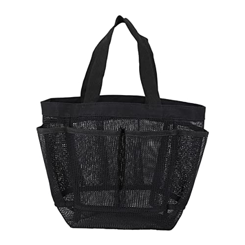 AKOOSY Multi Pocket Strandtasche Netzmaterial Schwarzer Duschbeutel für Badezimmer Reisen mit Fächern für Handtücher Kosmetik Langlebig Praktisch AKOOSY Multi Pocket Strandtasche Netzmaterial Schwarzer Duschbeutel für Badezimmer Reisen mit Fächern für Handtücher Kosmetik Langlebig Praktisch von AKOOSY