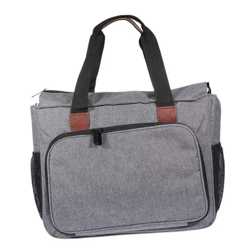 AKOOSY Multifunktionale Aufbewahrungstasche mit Reißverschluss Handliche Nähzubehör Strickwerkzeug Organizer Leichte Haushalts mehrzwecktasche mit Griff für Stickerei und Bastelarbeiten von AKOOSY
