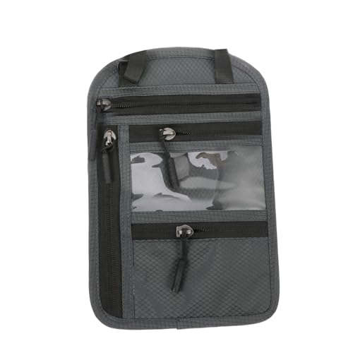 AKOOSY Multifunktionale Schultertasche RFID Passport Tasche mit Organizer für Handy und Ausweis Diebstahlsichere Reisetasche für Herren und Damen Leicht Langlebig mit Praktischem von AKOOSY