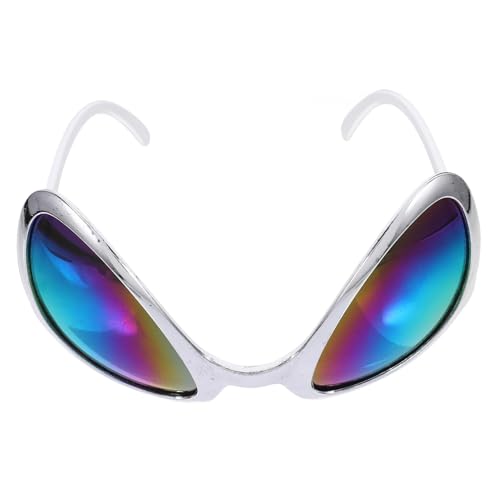 AKOOSY Neon Grüne Alien Brille aus Langlebigem PP Material Lustige Cosplay und Partybrille für Karneval Halloween und Themenpartys Einzigartiges Foto Accessoire für Unvergessliche von AKOOSY