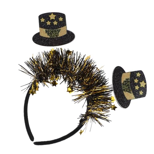 AKOOSY Neujahr Kopfschmuck Dekoration Für Frohes Neues Jahr Hut Frohes Neues Jahr Stirnbänder Neujahr Haarband Vorabend Erwachsene Glücklich Die Neues Jahr Haarband Zubehör Das Haustier von AKOOSY