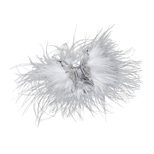 AKOOSY Eleganter Verstellbarer Schmetterlingsring Für Damen Offener Ring Mit Federartigem Design Zartes Schmuckstück Für Tägliches Tragen Und Besondere Anlässe von AKOOSY