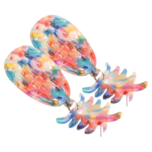 AKOOSY Ananas-ohrhänger Aus Acryl Modischer Damen-schmuck Kreativer Ohrring-accessoire Für Frauen Leichtgewichtig Und Langlebig Für Alltag Und Party AKOOSY Ananas-ohrhänger Aus Acryl Modischer Damen-schmuck Kreativer Ohrring-accessoire Für Frauen Leichtgewichtig Und Langlebig Für Alltag Und Party von AKOOSY