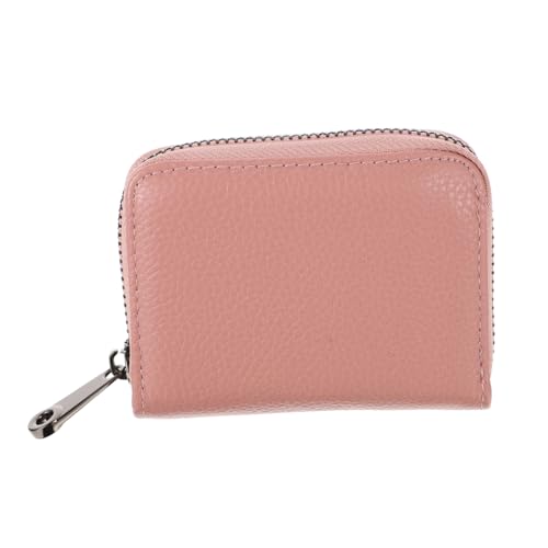 AKOOSY PU Kartenetui mit Fächern RFID Schutz Kompakt Sicher für Damen Multifunktional als Kartenhalter und Geldbörse in Elegantem für Alltag und Reise von AKOOSY