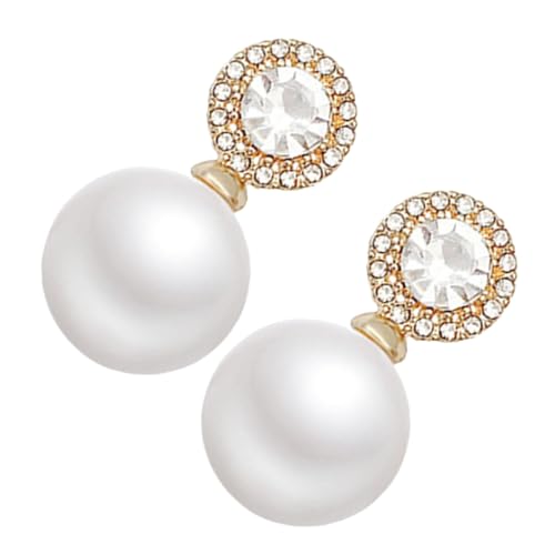AKOOSY Perlen Ohrstecker Damen Elegant Leicht Ohrschmuck mit Imitationsperlen für Teen Party Hochzeit Schmuck von AKOOSY