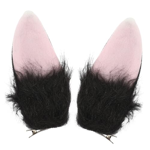 AKOOSY Plüsch Hasenohren Haarspange Weiche Tierohren Kostüm Party Requisite für Karneval Cosplay Festival Ostern Karneval Verkleidung Zubehör von AKOOSY