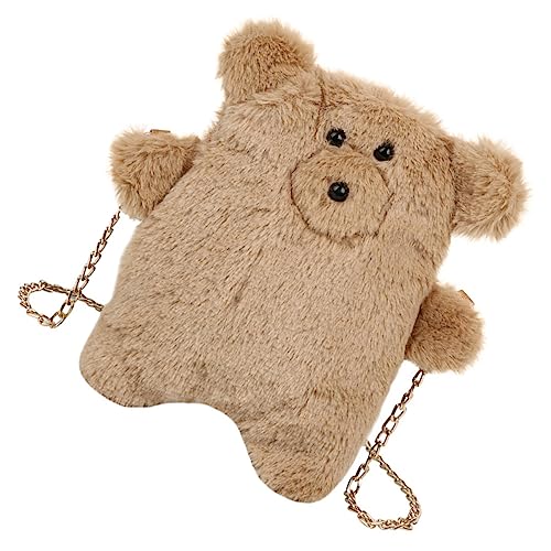 AKOOSY Plüsch Umhängetasche Damen Herbst Winter Kuscheliger Schultertasche Modisch Leicht Mit Mittelgroßem Stauraum Für Karten Schlüssel Und Kleine Gegenstände AKOOSY Plüsch Umhängetasche Damen Herbst Winter Kuscheliger Schultertasche Modisch Leicht Mit Mittelgroßem Stauraum Für Karten Schlüssel Und Kleine Gegenstände von AKOOSY