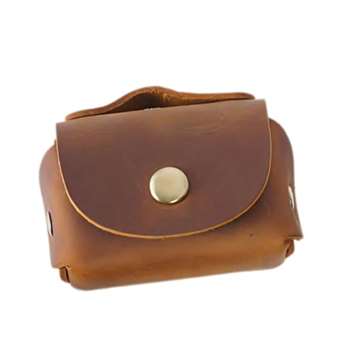 AKOOSY Portables Schlüsselmäppchen aus Echtleder mit Münzfach und Kabelhalter Multifunktionale Schlüsseltasche für Autoschlüssel Schutz vor Kratzern und Verlust Kompakt und Praktisch für von AKOOSY