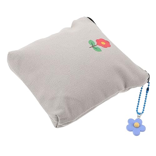 AKOOSY Tampontasche Organizer Aus Segeltuch Tragbarer Aufbewahrungstasche Mit Reißverschluss Für Damenbinden Und Kleine Gegenstände von AKOOSY