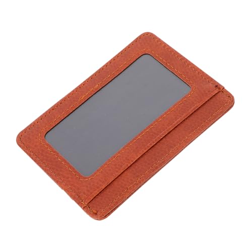 AKOOSY Praktischer Kartenhalter aus Leder mit Krokodilprägung Schlankes Bankkartenetui Schützende Id Cards Schutzhülle Kompakte Business Cards Tasche für Unterwegs Braun von AKOOSY