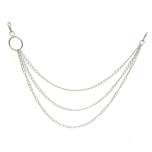 AKOOSY Punk Hosenkette Metall Jeans Kette Hip Hop Unisex Taschenkette Robust Vielseitig für Damen Herren und Jeans Accessoire von AKOOSY