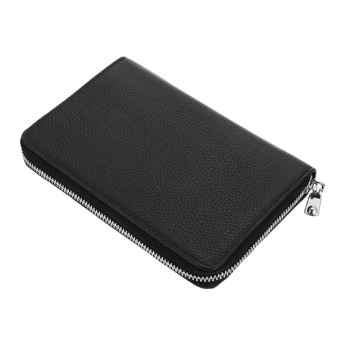 AKOOSY Multifunktionale RFID-kartenbörse Aus Pu-Leder Mit Reißverschluss Große Kapazität Vielseitiger Kartenorganizer Für Kreditkarten Ausweise Und Bargeld Für Damen Und Unterwegs von AKOOSY