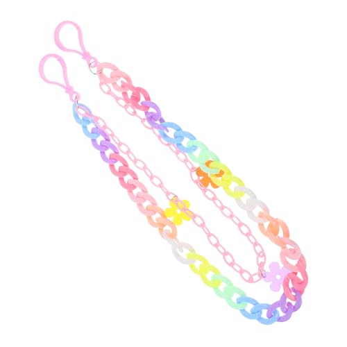 AKOOSY Rainbow Pants Chain Für Hip Hop-partys Abnehmbare Unisex Hosenkette Im Punk-stil Für Jeans Röcke Und Rucksäcke Trendiges Accessoire Buntem Design von AKOOSY