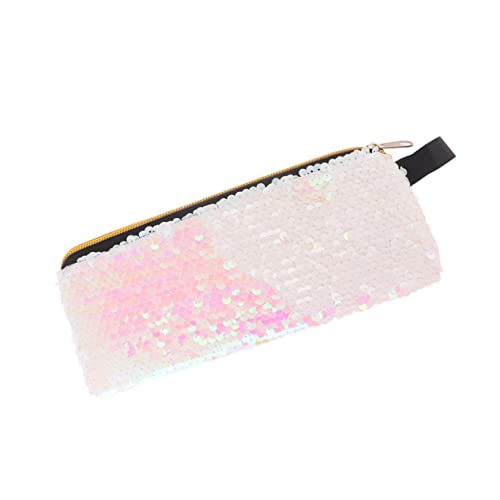 AKOOSY Reißverschlussbeutel Pailletten Mäppchen Perlen Fall glänzend Tasche Trendiger Bleistiftbeutel Nettes Bleistiftkoffer Bleistiftbeutel für Schreibwaren Aufbewahrungsbox für Stifte von AKOOSY