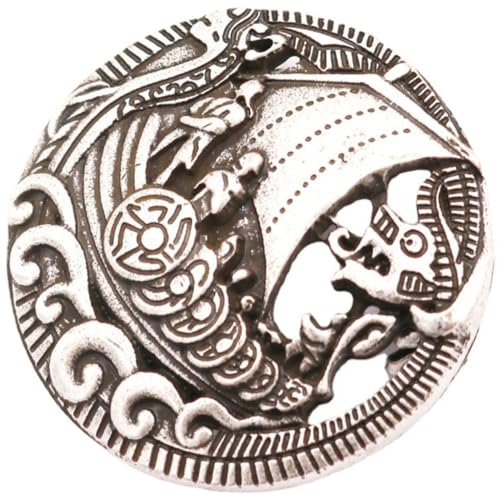 AKOOSY Retro Metall Brosche Wikingerboot Pin Damen Schmuck Zinklegierung Dekorative Anstecknadel für Hochzeiten Partys Weihnachten von AKOOSY